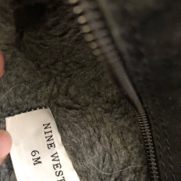 Nine West Black Suede knee high boots size 6. - Picture 7 of 7